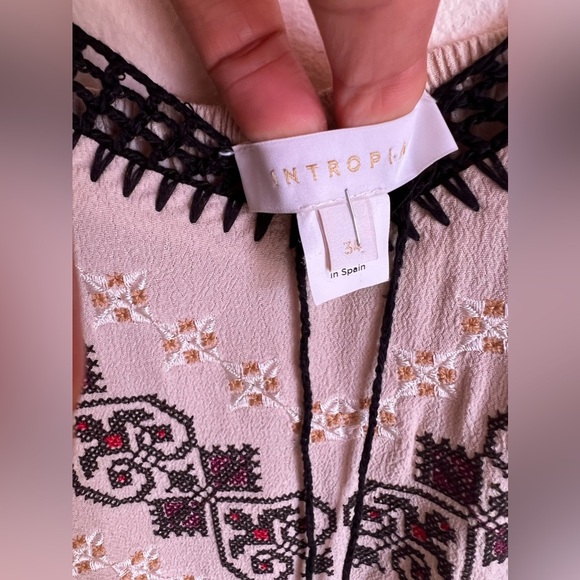 Intropia Womens Jumpsuit Baige Lined  sleeveless Spain   knitting size 34 - Picture 5 of 16